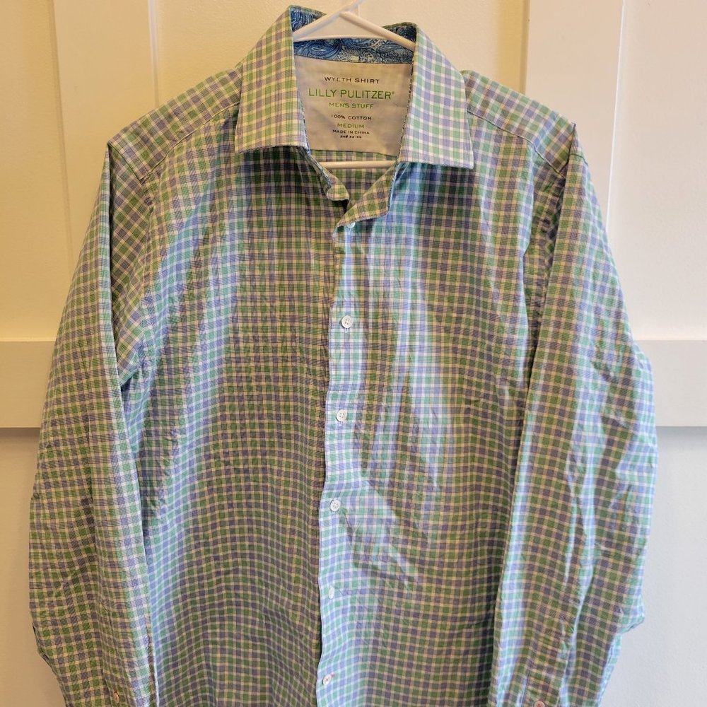 Men's Lilly Pulitzer Button Down Shirt - Medium